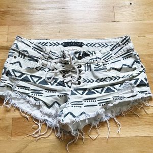 Billabong tribal print shorts