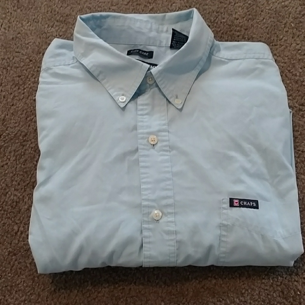 Chaps short sleeve button down shirt