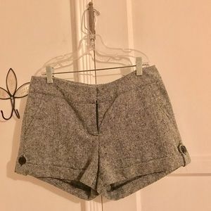Boutique Grey Wool Shorts