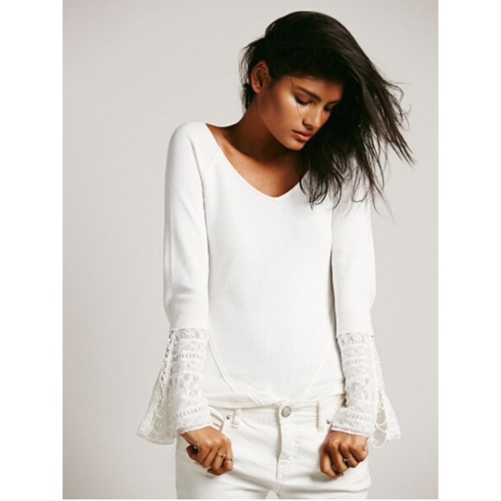 Free People Juliet Cuff Thermal Long Sleeve