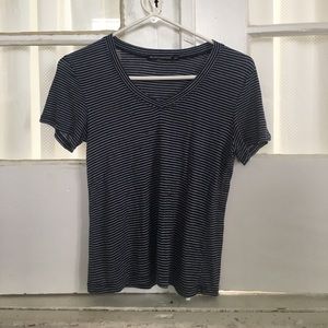 Brandy Melville Striped V-Neck