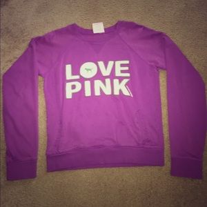 PINK Victoria's Secret Purple Sweatshirt Sz. M