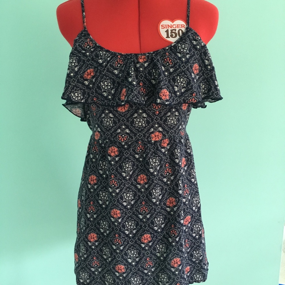 Summer off the shoulder ruffle dress