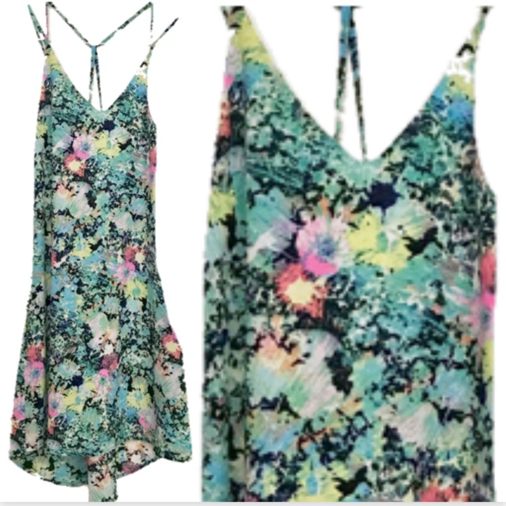 • Floral Print Dress