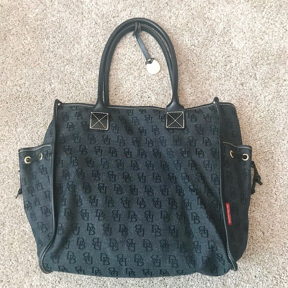 90s Blue Tan Dooney and Bourke Rainbow Handbag Purse – The  Dooney & Bourke Bag
