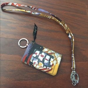 Vera Bradley wallet & matching lanyard