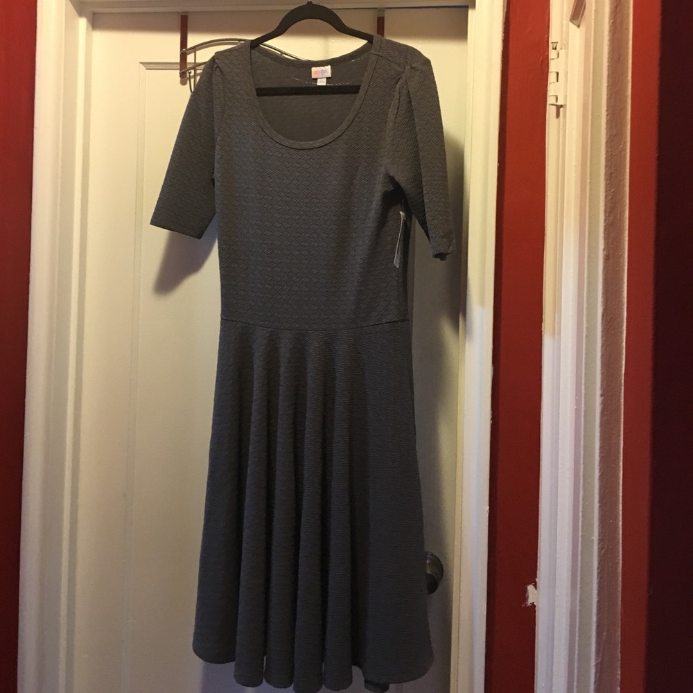 Lularoe Grey Nicole dress