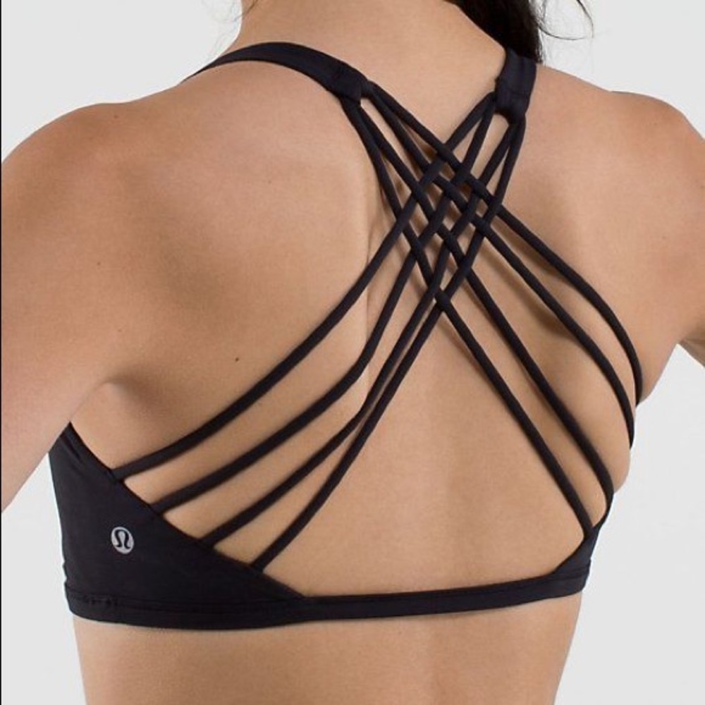 Black LuluLemon Sports Bra