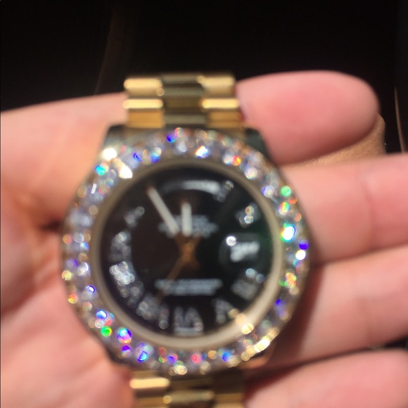 41mm men´s gold watch