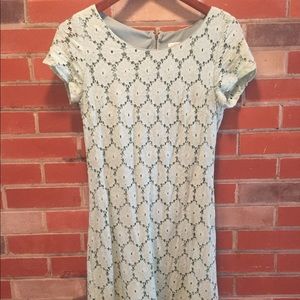 Mint lace summer dress