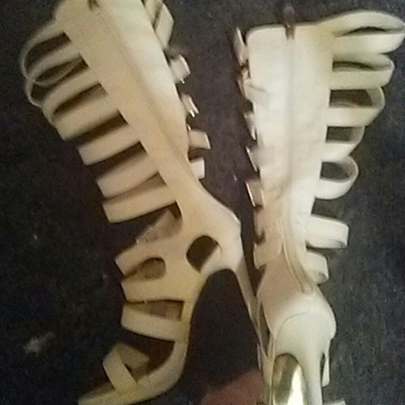 NWOT! Never worn strappy heels - Picture 2 of 5