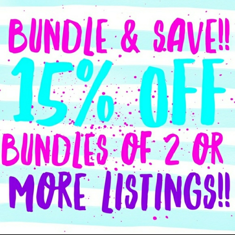 15% off 2 or more items when you bundle