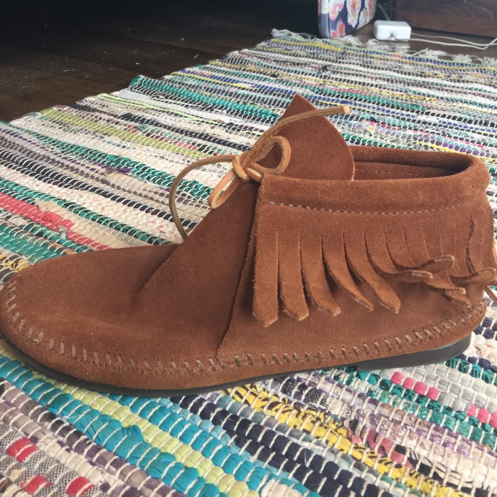 Minnetonka Ankle Moccasins