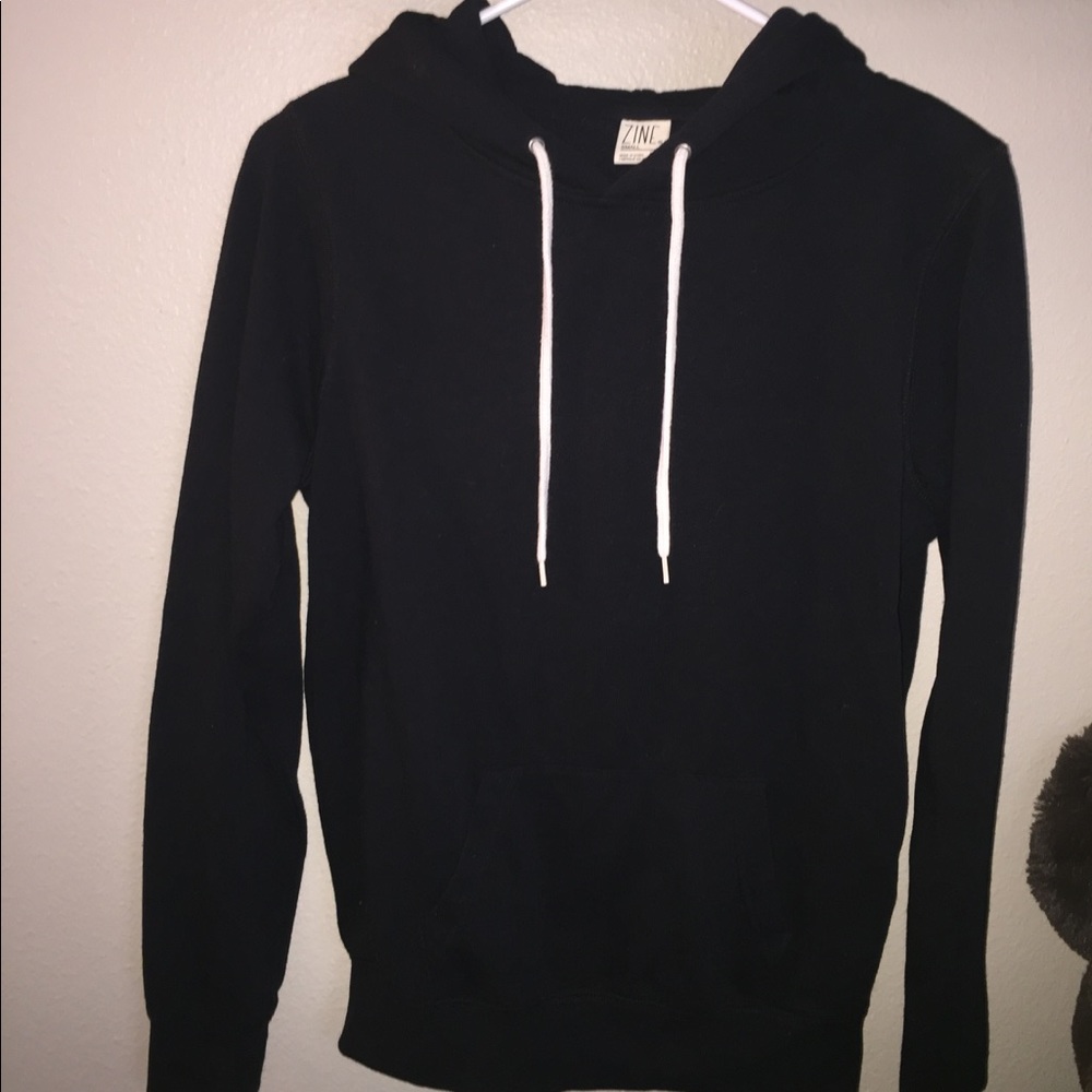 Black zine hoodie