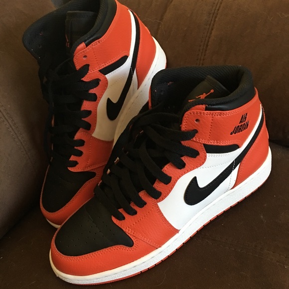 Air Jordan Shoes - Air Jordan 1 Retro High black orange white