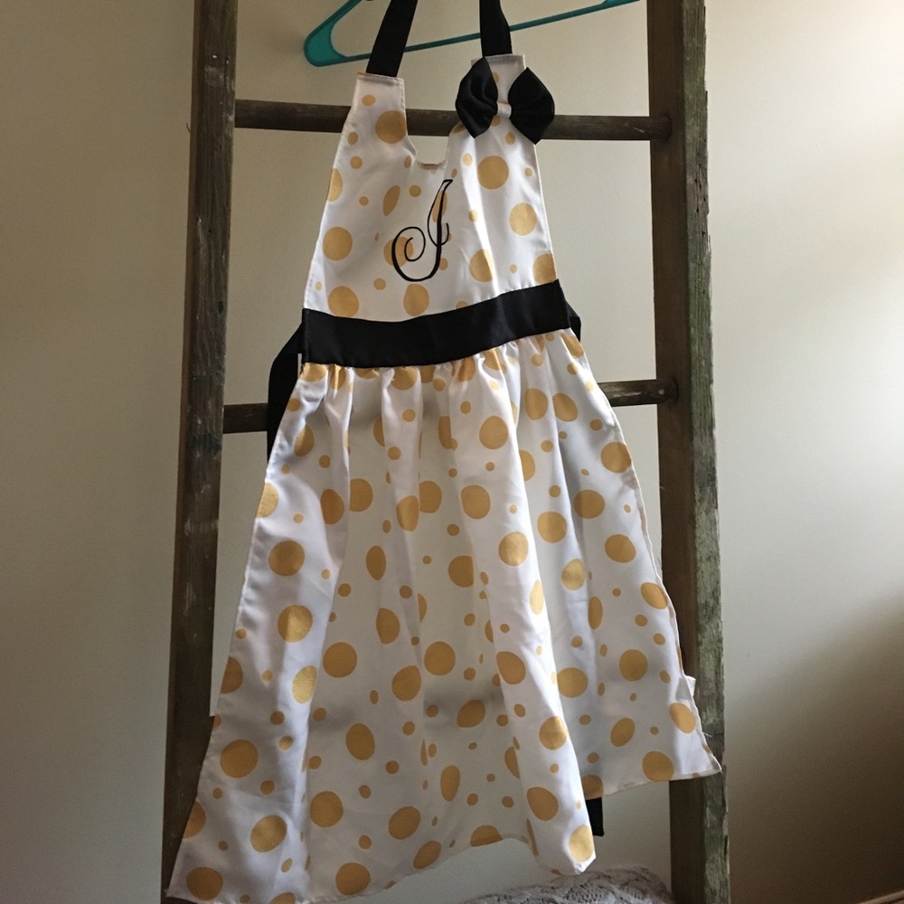 Monogrammed apron