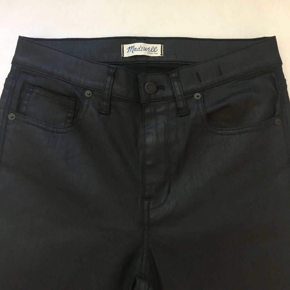 Madewell High-Rise Skinny Coated Denim Jean - Sz28