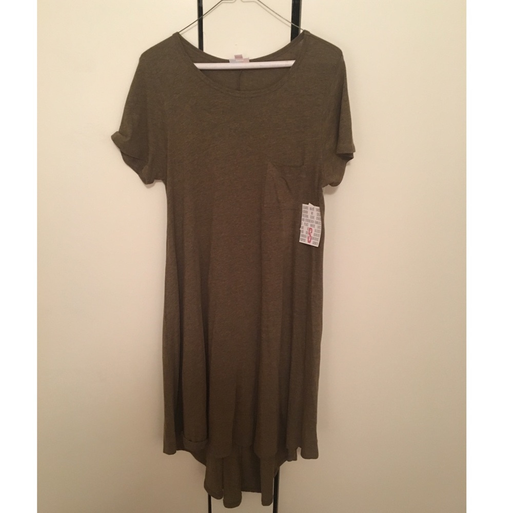 Lularoe Carly Green/Brown