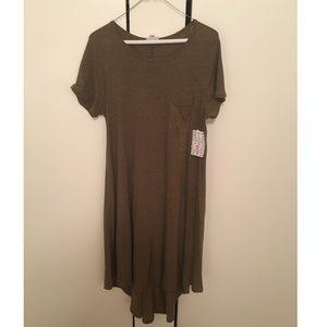 Lularoe Carly Green/Brown