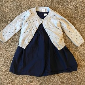Carters 12 month dress and cover