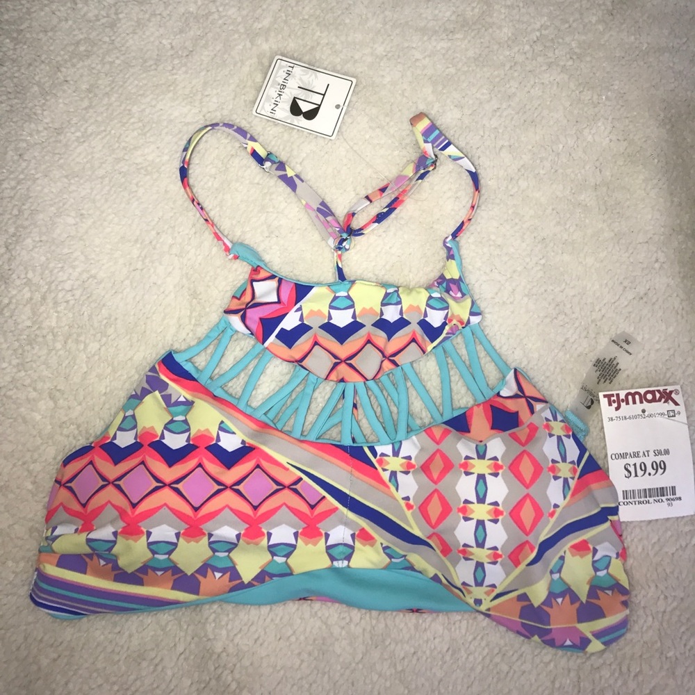 Funky bathing suit top