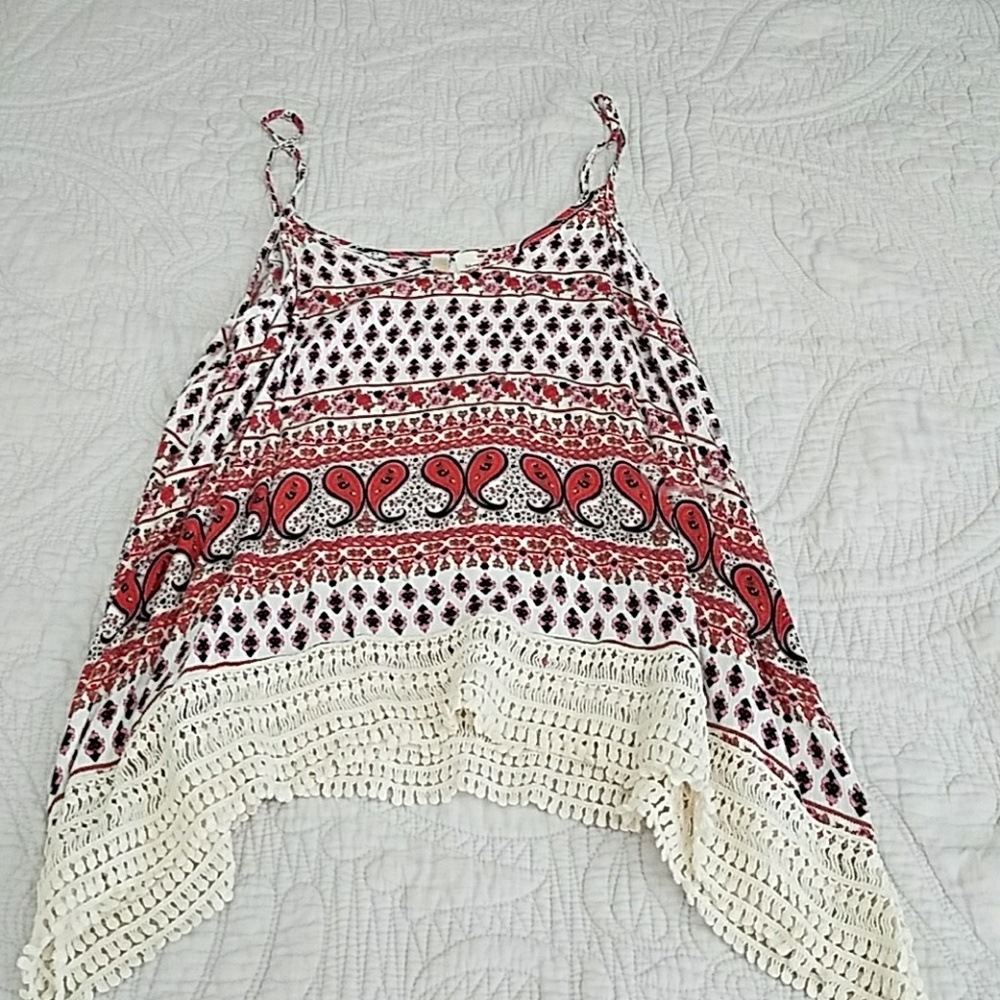 ❤SOLD❤Boho style tank top. Be summer ready