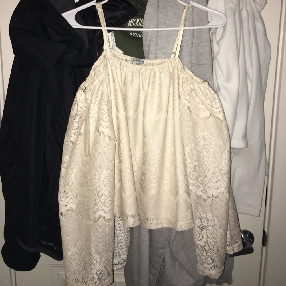 Cream off the should top