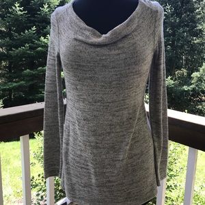 Heathered Gray Maternity Sweater