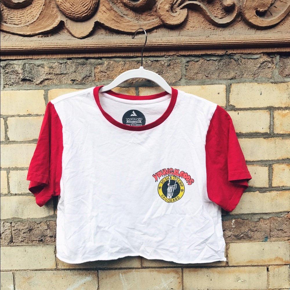 Vanguards YOUNG BLOOD Cropped Tee
