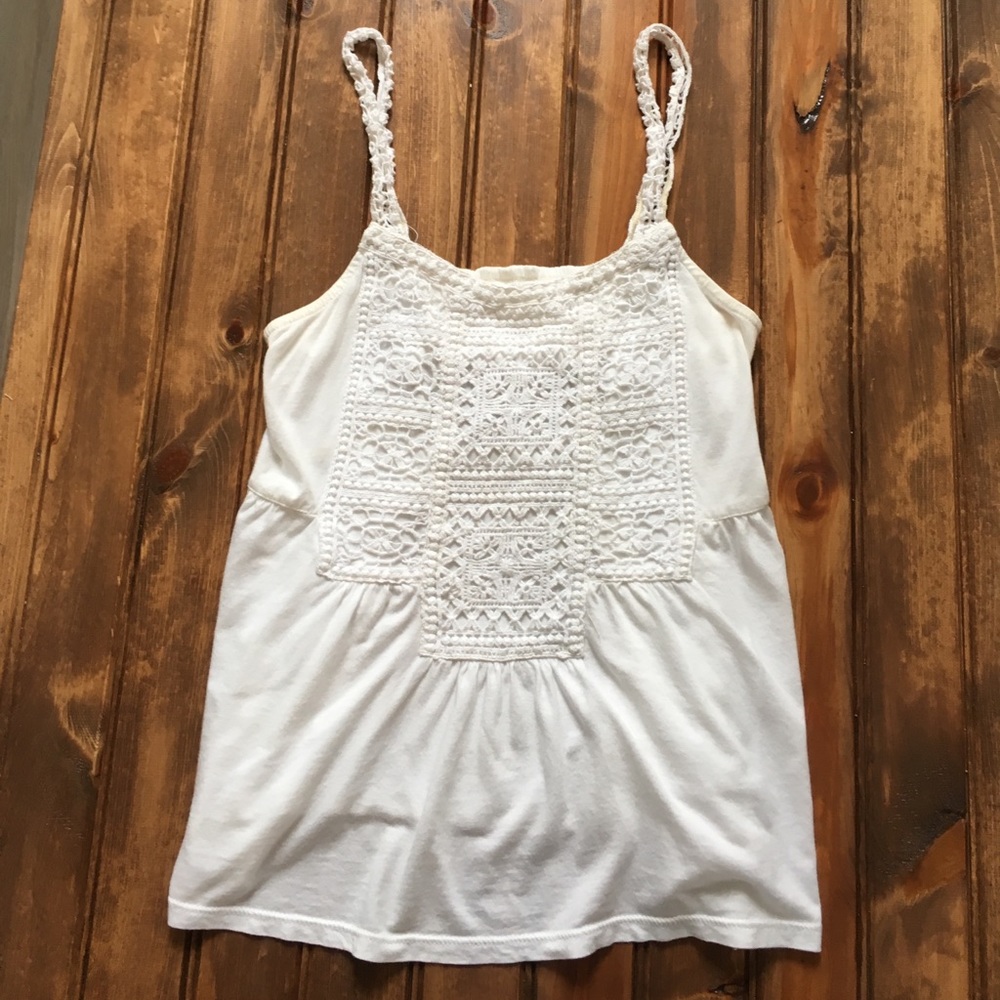 off white spaghetti strap shirt