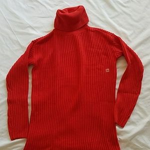 NWT Loft Red Turtleneck Sweater Dress - sz 0P