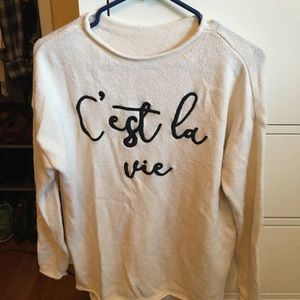 Forever 21 C'est La Vie Sweater