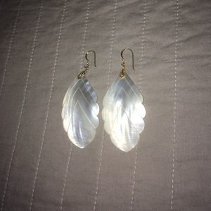 iridescent shell earrings