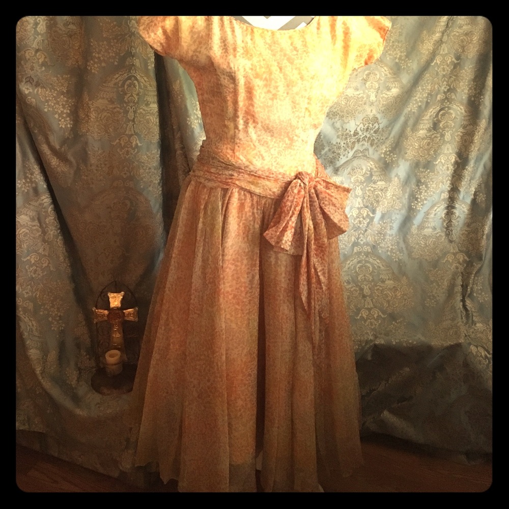 1950's Rappi Designer Garden Party Dress