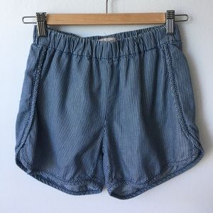 MADEWELL Railroad Stripe Pull-On Shorts