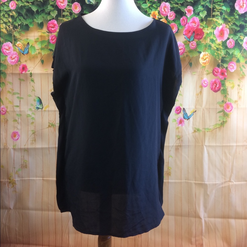Michael Kors navy blue blouse