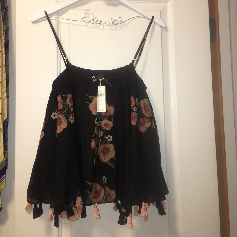 Anthropologie Carolina K Collection Tassled Top