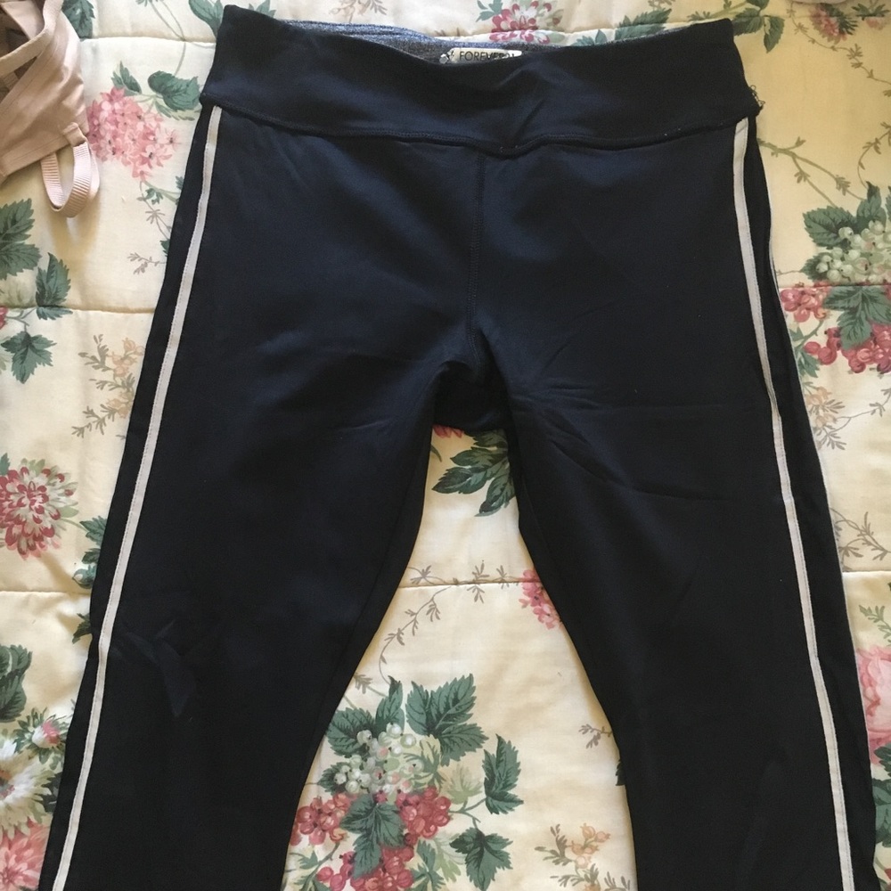 Black mesh leggings