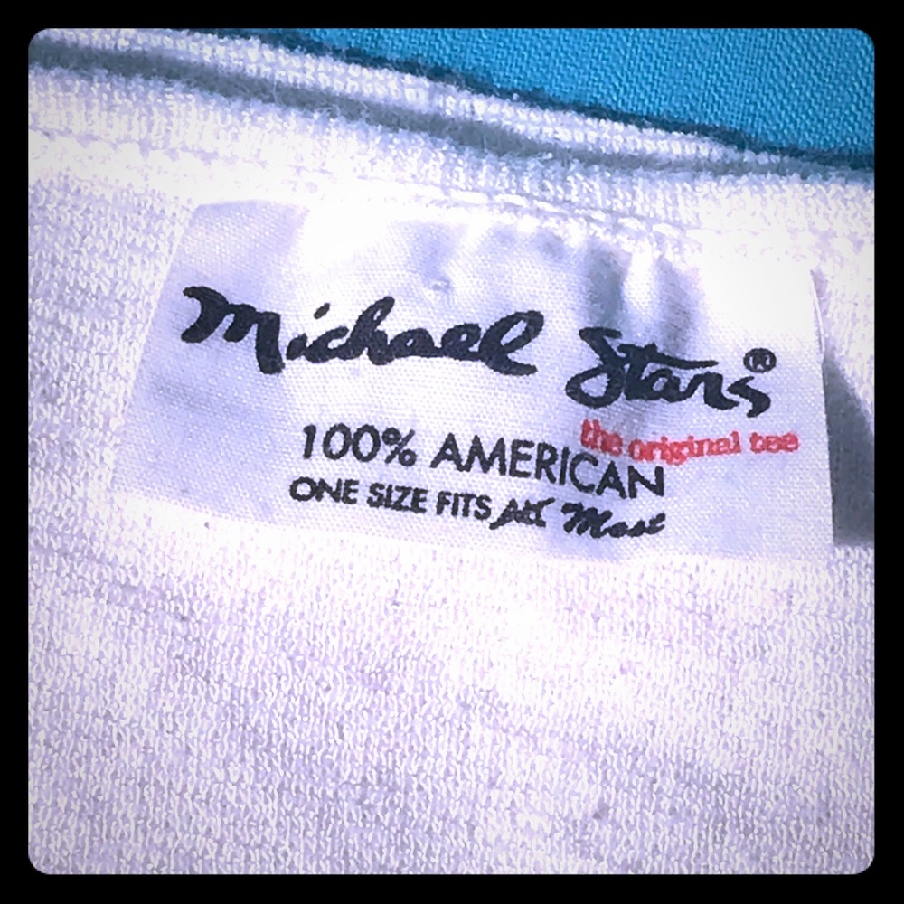 MICHAEL STARS sexy white tank top