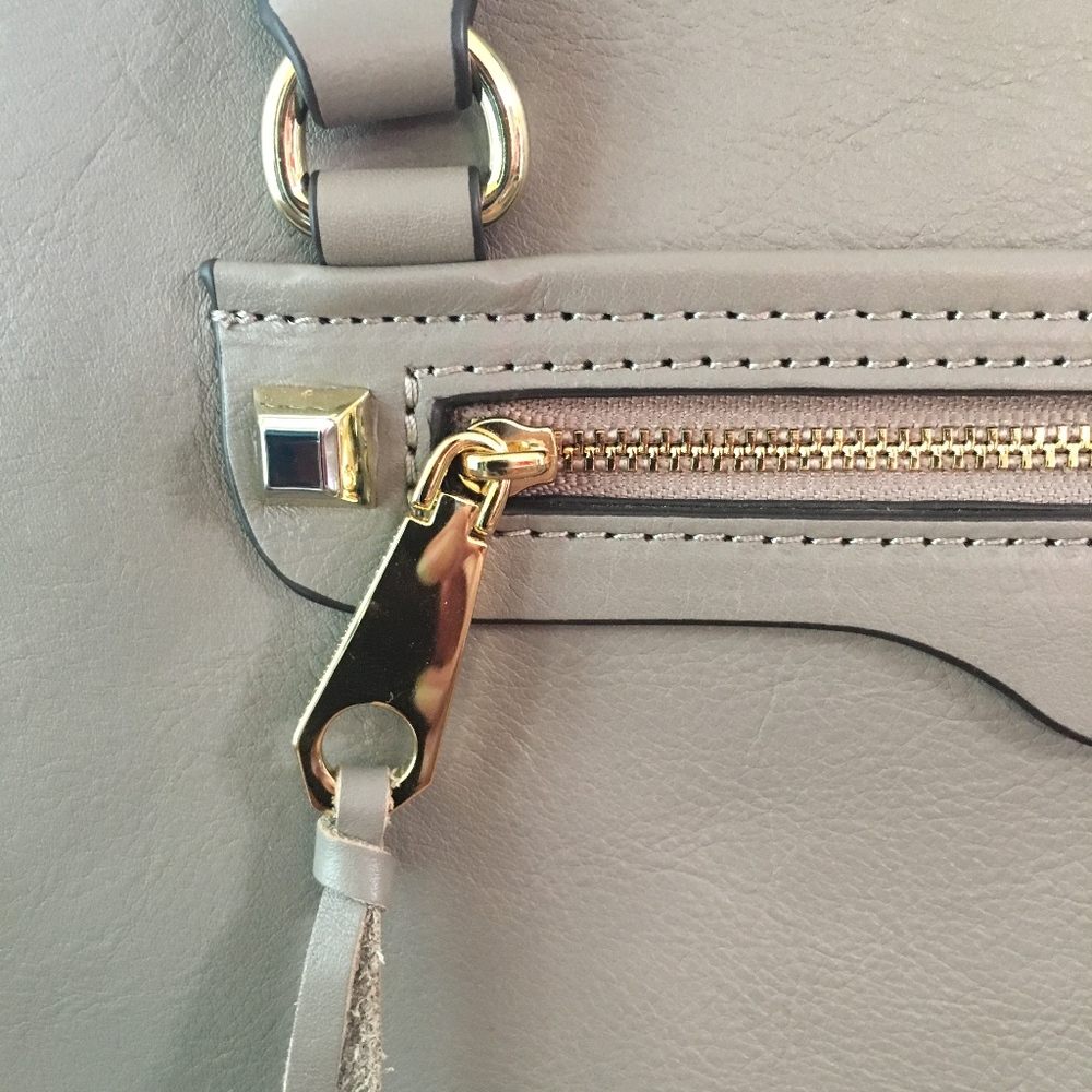 SOLD Rebecca Minkoff Always On Regan Tote Mushroom - Picture 3 of 8