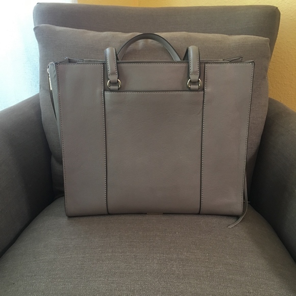 SOLD Rebecca Minkoff Always On Regan Tote Mushroom - Picture 2 of 8