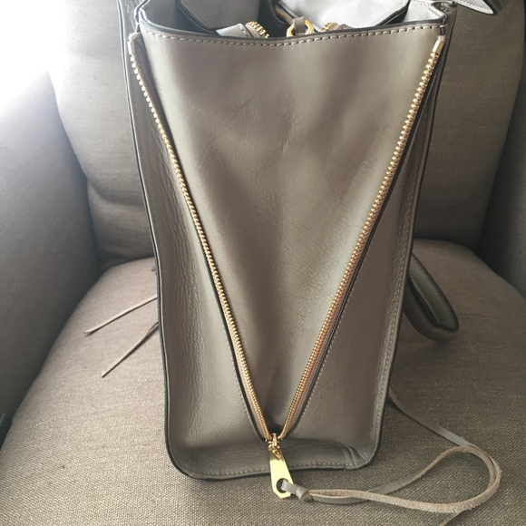 SOLD Rebecca Minkoff Always On Regan Tote Mushroom - Picture 6 of 8