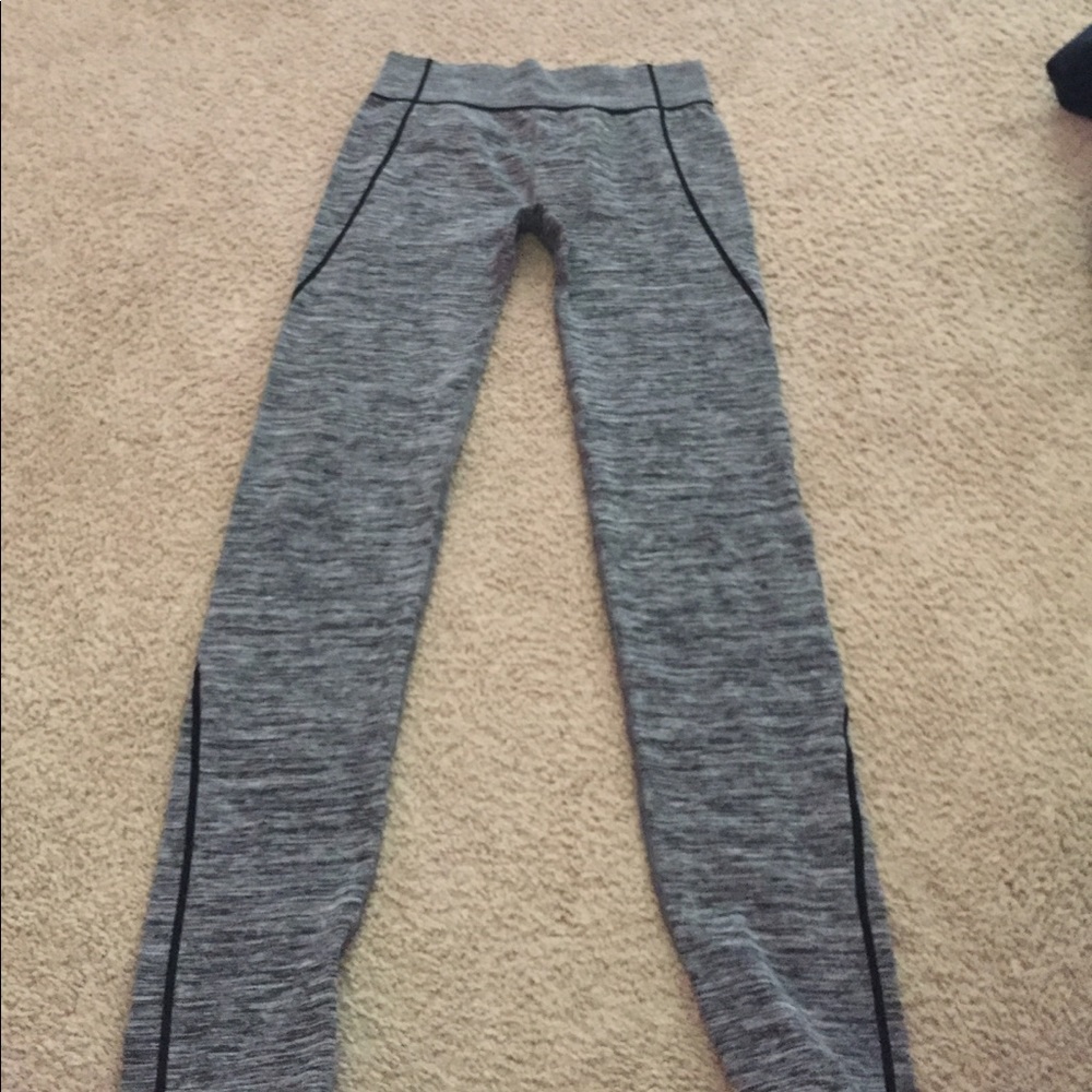 Gray leggings