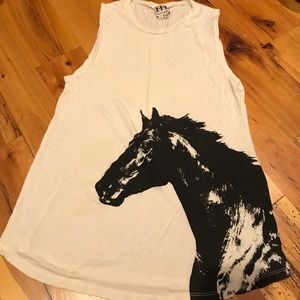 Haute Hippie black horse tank