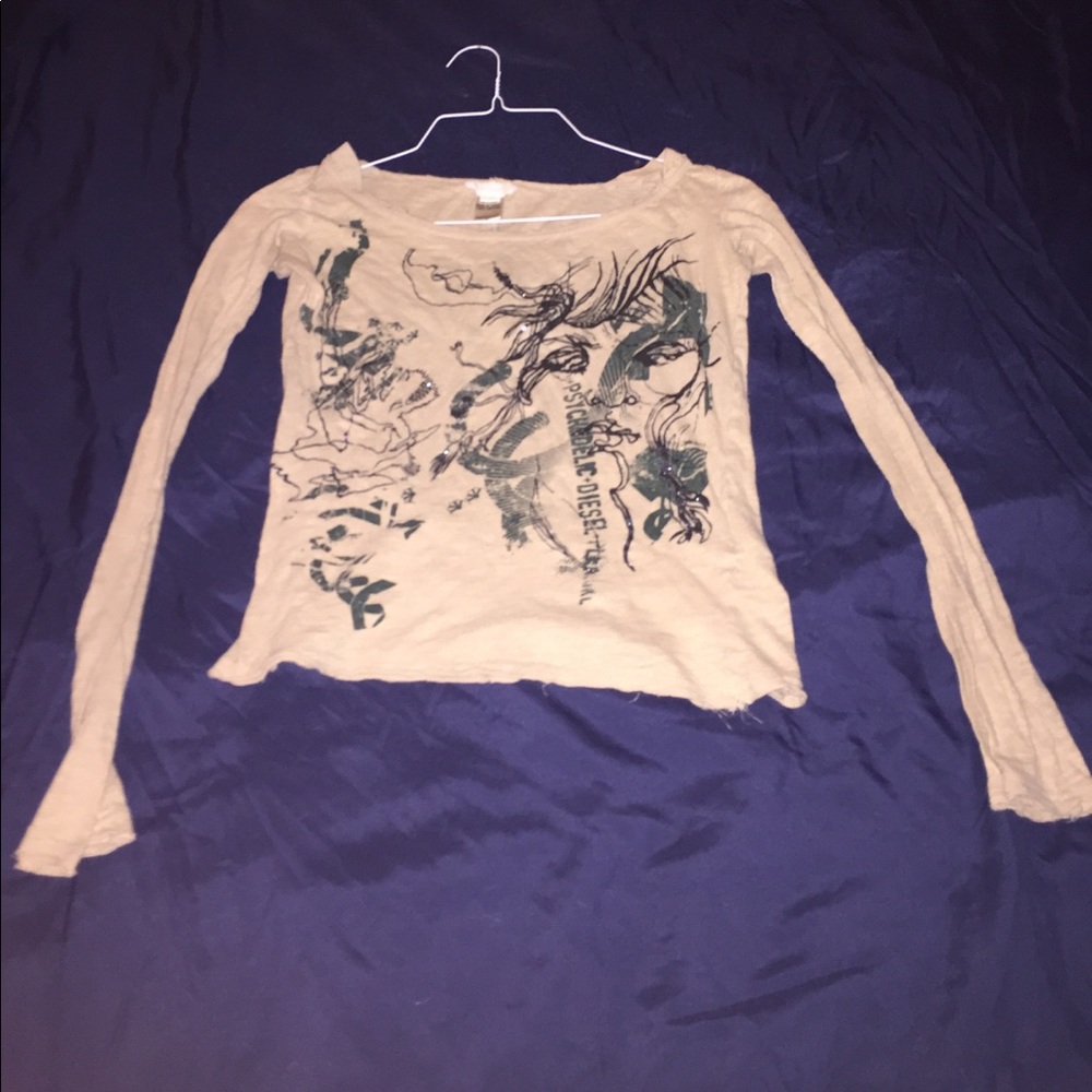 DIESEL Brandon long sleeve t shirt.