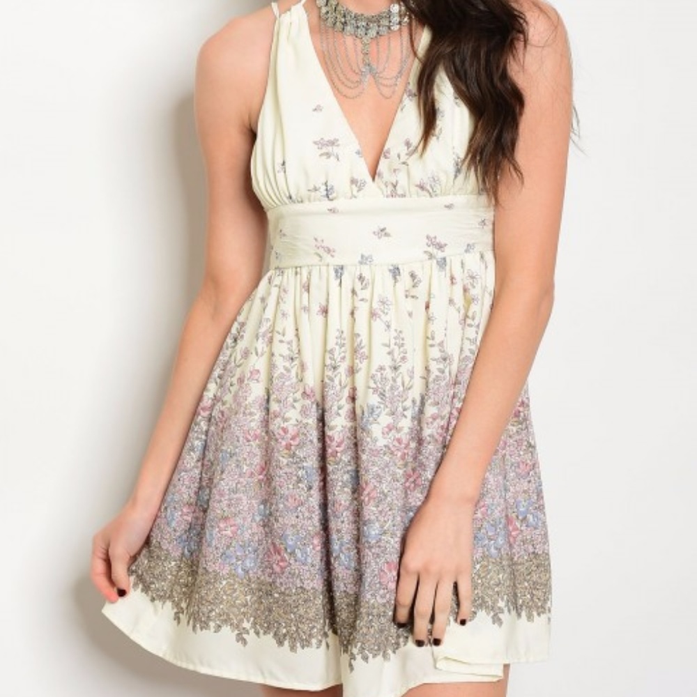 Floral Party Dress