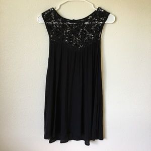 Raviya short black dress or beach or pool coverup