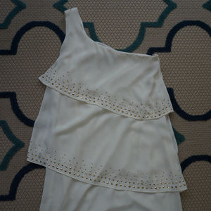 White One Shoulder Event/Party Dress