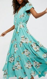 FREE PEOPLE All I Got maxi dress botanical combo