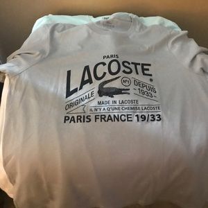 Lacoste t shirt brand new